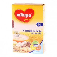 Milupa 7 Cereale Cu Lapte Si Biscuiti, 250G, 6Luni+ foto