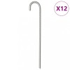 Țăruși de cort, 12 buc., 37 cm, &Oslash;10 mm, oțel galvanizat