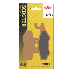 SBS - Plăcuțe de fr&acirc;nă 187MS pentru maxi-scooter [Sinter]