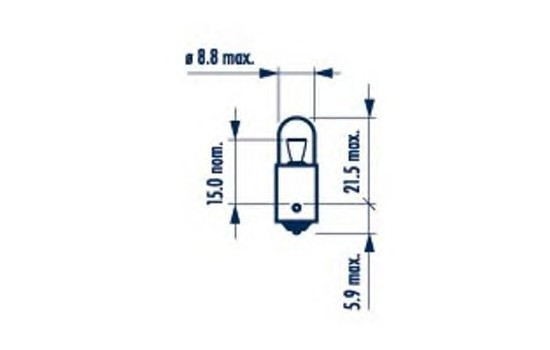 Bec Pozitie 24V T4w Set 10 Buc Narva 45133 17141