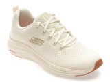 Pantofi sport SKECHERS bej, VAPOR FOAM, din material textil