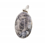 Pandantiv opal dendritic cu montura din argint 925 a6, Stonemania Bijou