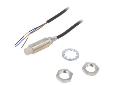 Senzor Inductiv NPN NO 0-8mm M12 IP67 10-30VDC 200mA foto