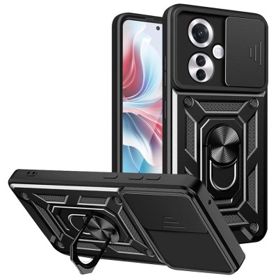 Husa Oppo Reno11 F protectie camera Techsuit CamShield Series, negru foto