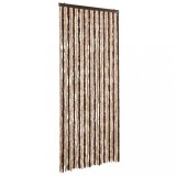 Cumpara ieftin Perdea pentru insecte, bej si maro deschis, 100x220 cm Chenille
