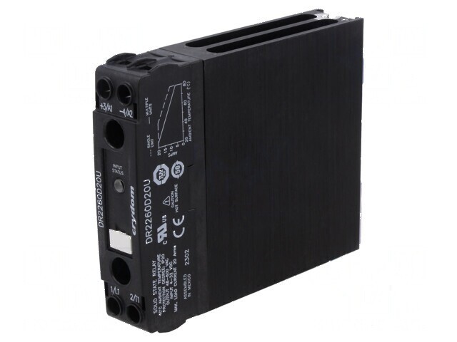 Releu semiconductor Ucom 20A 48-600VAC DR22 IP20