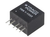 Convertor DC/DC 1W TRACO POWER - Tensiune intrare 9-18VDC, ieșire 12VDC