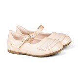 Balerini Anjos Mini Sampanie Cu Volane 20 EU, Crem, BIBI Shoes
