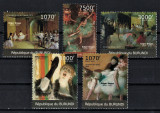 BURUNDI 2012 - Picturi, Edgar Degas/ serie completa MNH, Nestampilat