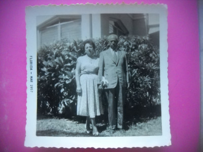 HOPCT 174 B EMIGRANTI ROMANI IN FLORIDA 1957 SUA-FOTOGRAFIE VECHE TIP 1/2 CP foto