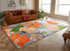 Covor Model Kolibri 11548-963, Marime 200 x 300 cm, Multicolor, Inaltime Fir 9 mm, Antialergic, Polipropilena, Living, Dormitor, Sufragerie, Birou foto