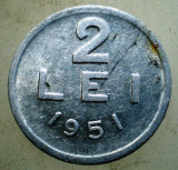 1.886 ROMANIA RPR 2 LEI 1951