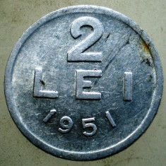 1.886 ROMANIA RPR 2 LEI 1951