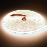 Banda Led Cob 576D/m - Lumina 3 in 1 Alb 2700K-4500K-6500K - 24V/3 Fire - 8mm - 10W/m - RA 90, Protectie IP20 - Rola/5m