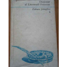 Dictionar Al Literaturii Franceze - Alexandru Dimitriu-pausesti Ioan Niculita Micaela ,293761