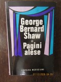 GEORGE BERNARD SHAW - PAGINI ALESE