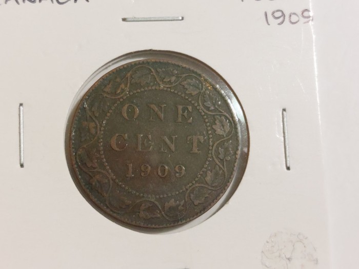 One cent Canada 1909, 1 cent