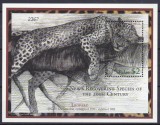 DB1 Fauna Africana Palau Leopard SS MNH, Nestampilat