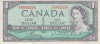 Bancnota Canada 1 Dolar 1954 (1961-72) - P75b XF ( vezi descriere )