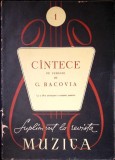 CANTECE PE VERSURI DE G. BACOVIA (PARTITURA MUZICALA)-PAUL JELESCU, ZENO VANCEA, GHEORGHE DUMITRESCU, FELIC-350537