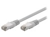 Patch cord rețea F/UTP 5e gri 2m aurit, Goobay