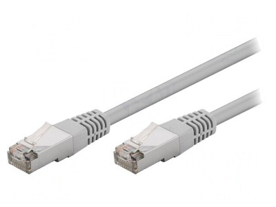 Patch cord rețea F/UTP 5e gri 2m aurit foto