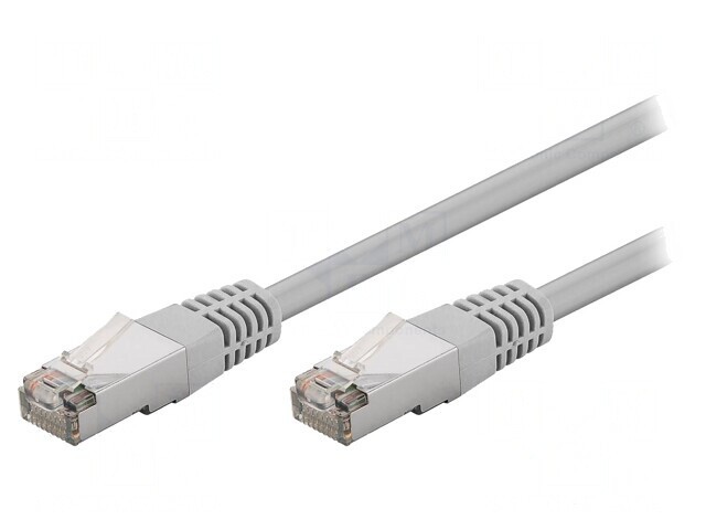 Patch cord rețea F/UTP 5e gri 2m aurit