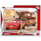 Puzzle Peripetii cu Lightning McQueen, 12 piese, 3 ani+, Dino Toys