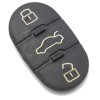 Membrana cauciuc pad cu 3 butoane, Techstar, pentru cheie auto Audi TT A3 A4 A6 A8, echiv OE 4D0837231