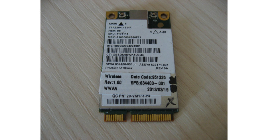 Hp un2430 mobile broadband module что это