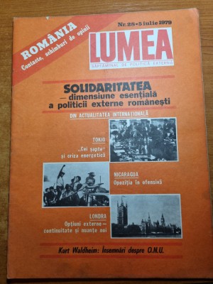 revista lumea 5 iulie 1979-ceausescu a inaugurat combinatul midia navodari foto