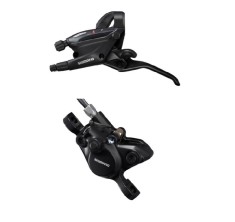 Maneta de schimbator/frana Shimano ST-EF505(2L), BR-MT200(F), post mount, placut... Cod:EEF5052K2FPRA100P3