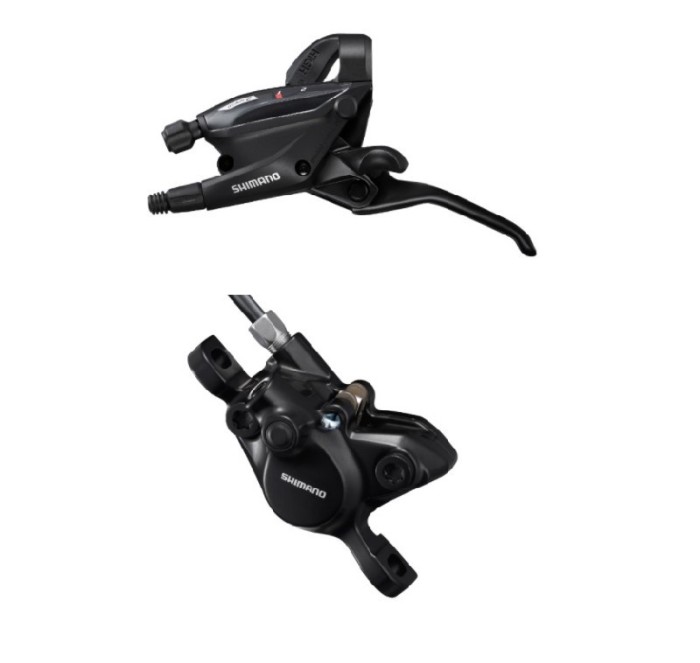 Maneta de schimbator/frana Shimano ST-EF505(2L), BR-MT200(F), post mount, placut... Cod:EEF5052K2FPRA100P3