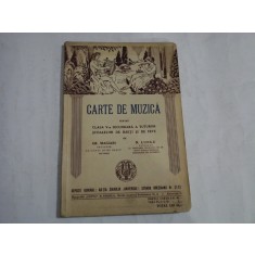 CARTE DE MUZICA - PENTRU CLASA V -A SECUNDARA A TUTUROR SCOALELOR DE BAETI SI DE FETE - GR. MAGIARI, N. LUNGU