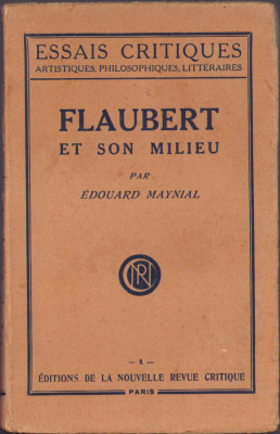 HST C3832 Flaubert et son milieu 1927 Edouard Maynial foto