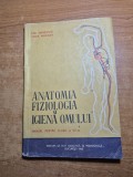 Anatomia ,fiziologia si igiena omului - manual pentru clasa a 7-a - din anul 1962