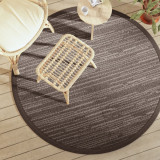 VidaXL Covor de exterior, ARAKIL maro, &Oslash;160 cm, PP
