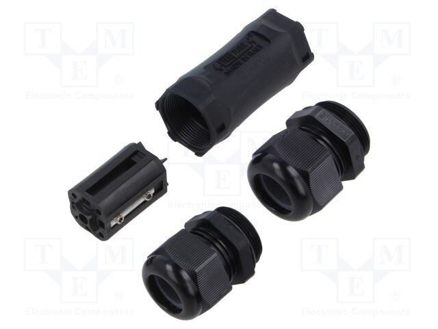 Conector alimentare AC terminal cu şurub TH400 4 piste TECHNO