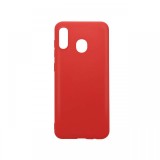 Husa Samsung Galaxy A20 / A30 Lemontti Silicon Silky Rosu