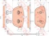 Set placute frana,frana disc AUDI Q5 (8R) (2008 - 2016) TRW GDB1884