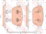 Set placute frana,frana disc AUDI A8 (4H) (2009 - 2016) TRW GDB1884