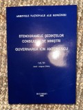 Stenogramele sedintelor Consiliului de Ministri : guvernarea Ion Antonescu / ed. de documente &icirc;ntocmita de Marcel-Dumitru Ciuca, Maria Ignat Vol. 11