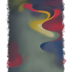 Sticker decorativ Abstract, Multicolor, 85 cm, 11081ST