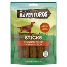 Purina ADVENTUROS Sticks - bizon 4buc, 120g foto