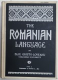 DEDICATIA OLGAI CRISTO - LOVEANU PE VOLUMUL &#039; THE ROMANIAN LANGUAGE &#039; by ELIE CRISTO - LOVEANU , 1962