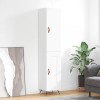 Gossi dulap inalt, alb, 34,5x34x180 cm, lemn prelucrat