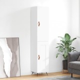 vidaXL Dulap &icirc;nalt, alb, 34,5x34x180 cm, lemn prelucrat