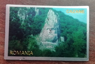 D1 - Magnet frigider - tematica turism - Cazane - Romania 33 foto