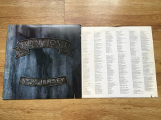 BON JOVI - NEW JERSEY (1988,MERCURY,USA) vinil vinyl foto