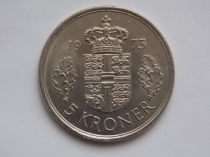 5 KRONER 1973 DANEMARCA